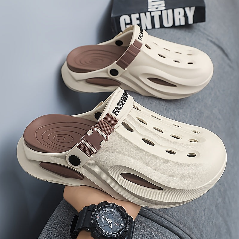 Women's Breathable EVA Clogs with Non-Slip Sole, Adjustable Strap, Summer Outdoor