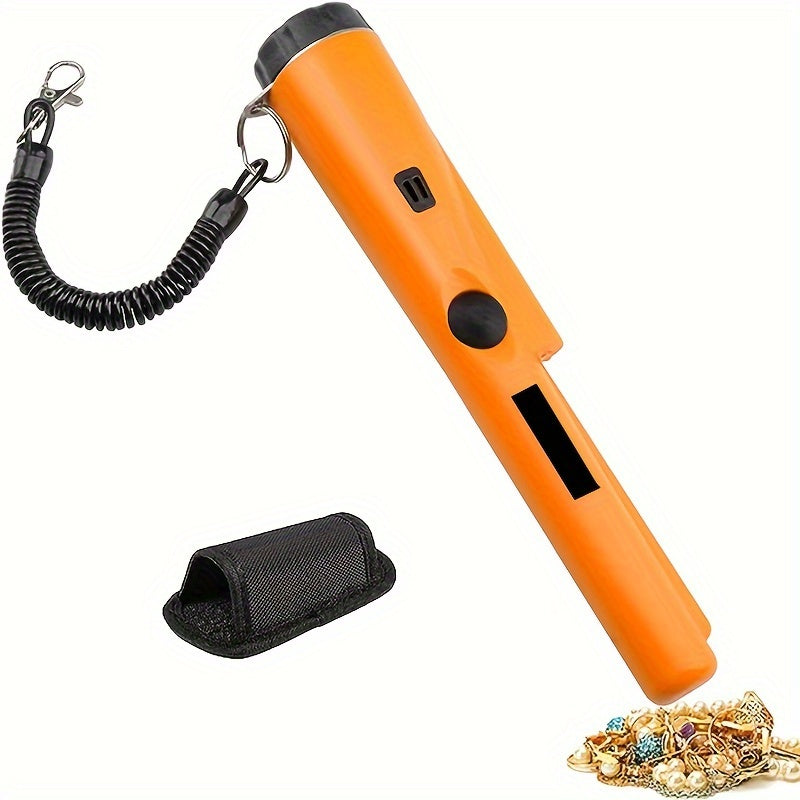 Handheld Metal Detector Pinpointer High Sensitivity for Treasure Hunting with Belt Holster