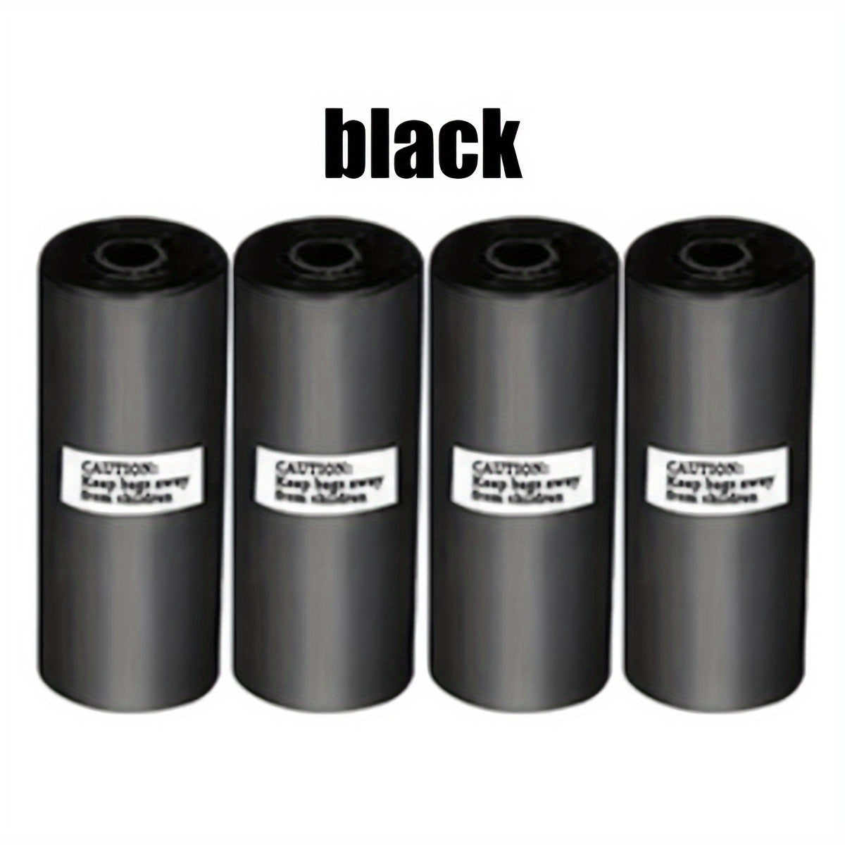 Small Garbage Bags for Car Trash Cans - 60 Bags per Roll, 4 Rolls