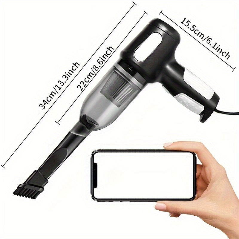 Car Vacuum Cleaner Portable 12V Wet And Dry High Power Mini Compact