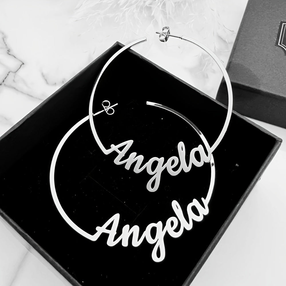 Shaxsiy nom bilan o'yilgan zanglamas po'latdan yasalgan halqa bilakuzuklar - Boho-chic dizayni, ona va maxsus tadbirlar uchun ideal, noyob sovg'a variantlari, pendant bilakuzuklar, bohem uslubi, nafis tugatish, bayramona tuyg'u.