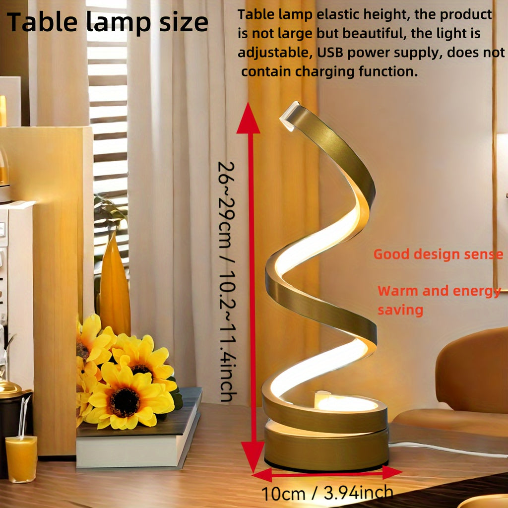 Dimmable LED Desk Lamp with Adjustable Gooseneck USB Powered Metal Finish Multiple Colors