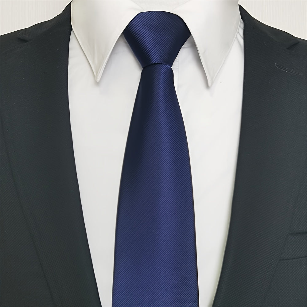 Men's Wedding Tie Zipper Design Business Formal Accessory