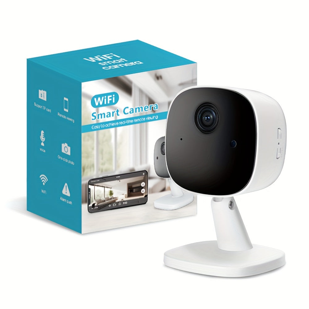 1080P HD WiFi Security Camera with Night Vision Voice Intercom Motion Alerts Indoor Outdoor Surveillance