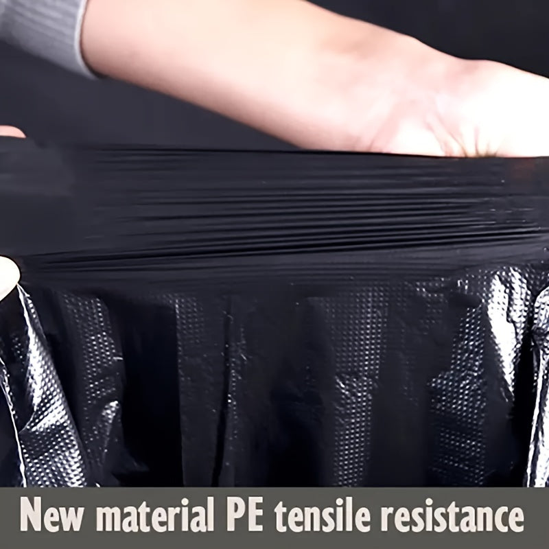 100 Count Black 55-Gallon Heavy Duty Trash Bags for Yard and Commercial Use