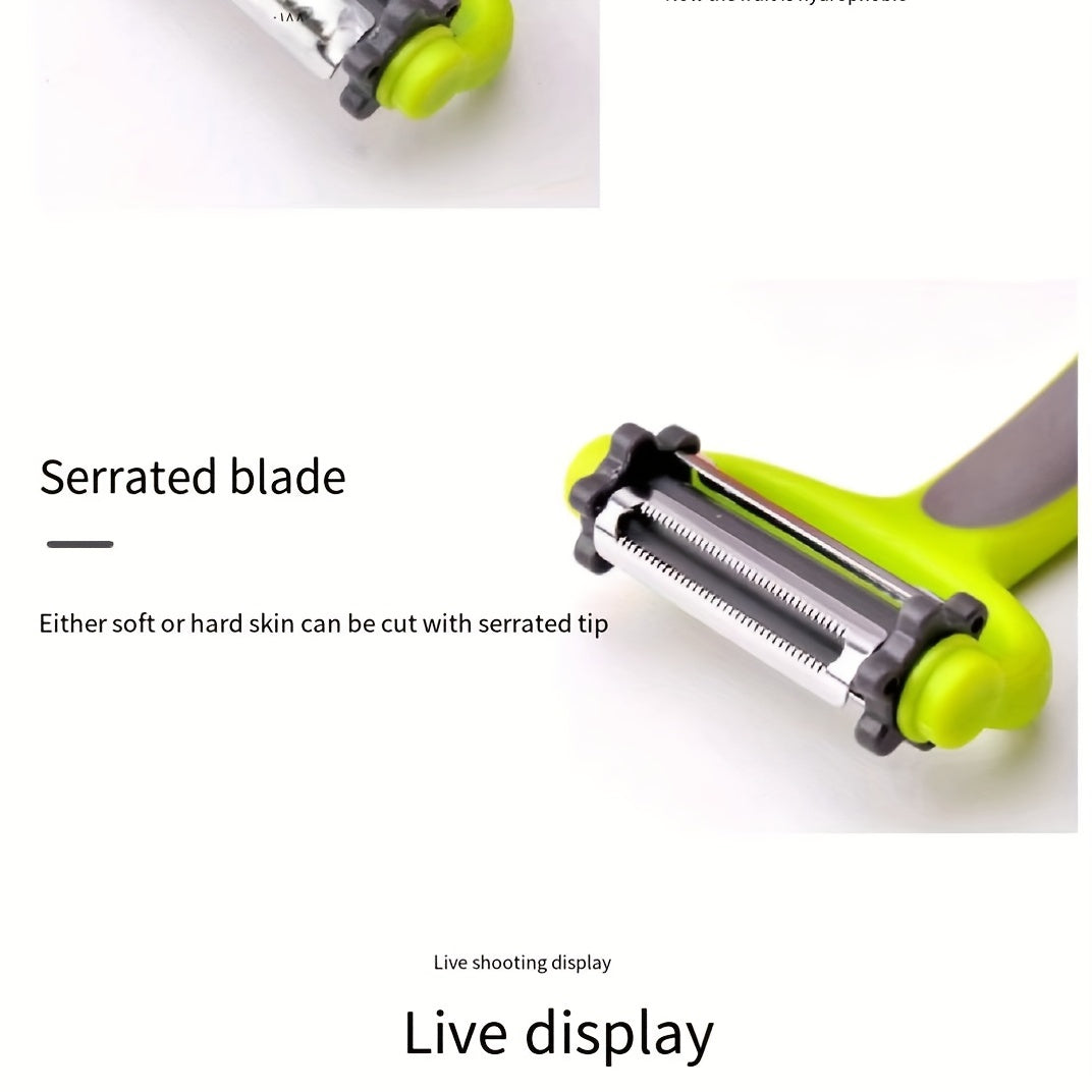 3 ta oshxona asbobi to'plami: qobuq, maydalagich, sabzavot kesgich, meva va sabzavotlar uchun