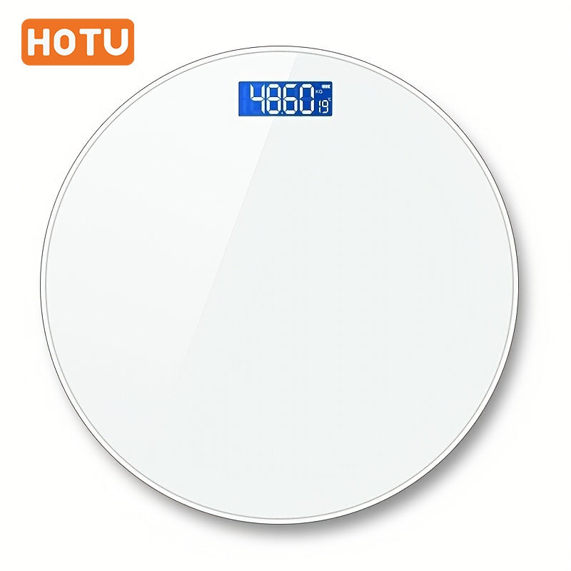 Цифровые напольные весы с LED-дисплеем, точное измерение веса тела, питание от батареи