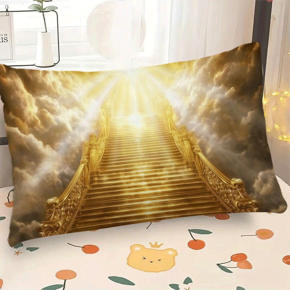 Heavenly Ladder Print Pillow Cover 50.8x30.48 cm Polyester Zipper Casual All-Season