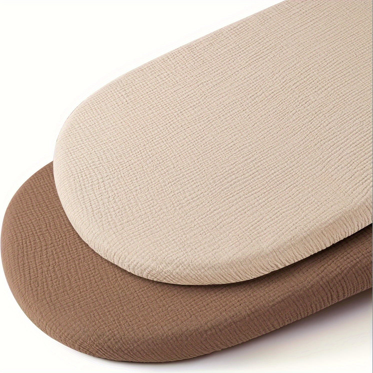 Set of 2 Muslim Crib Sheets 83.82x43.18 cm Soft Breathable Cotton