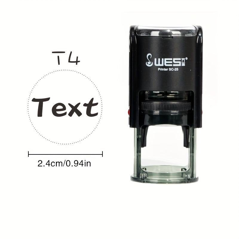 Ofis va maktab uchun shaxsiylashtirilgan dumaloq ABS muhr