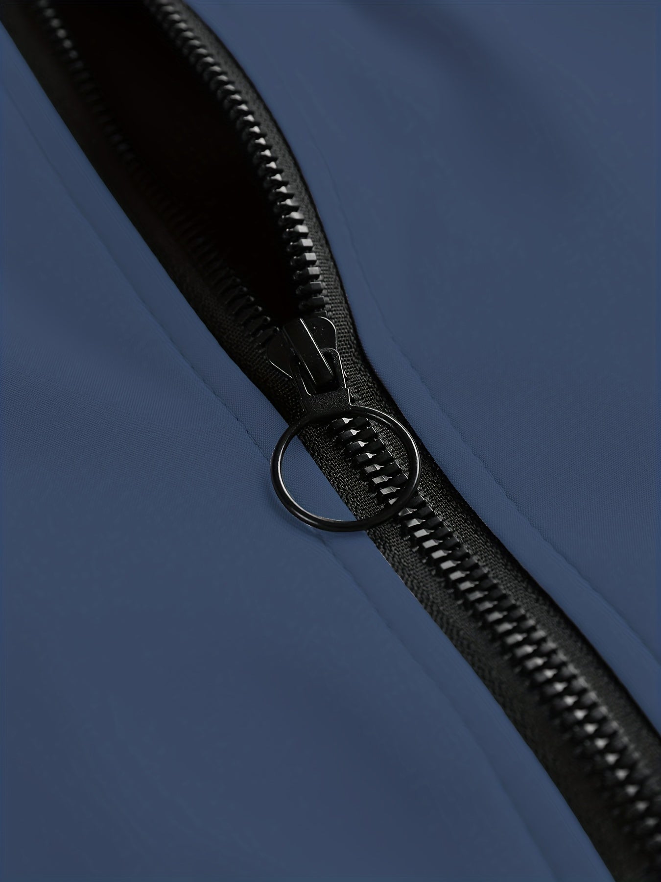 Men's Maroon Zip-Up Jacket with Stand Collar Lightweight Polyester for Spring and Fall Outdoor Activities