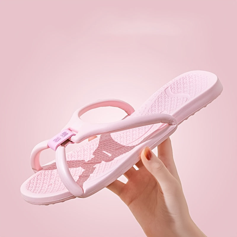 Women’s Foldable EVA Slippers Casual Open Toe Non-Slip Indoor Travel