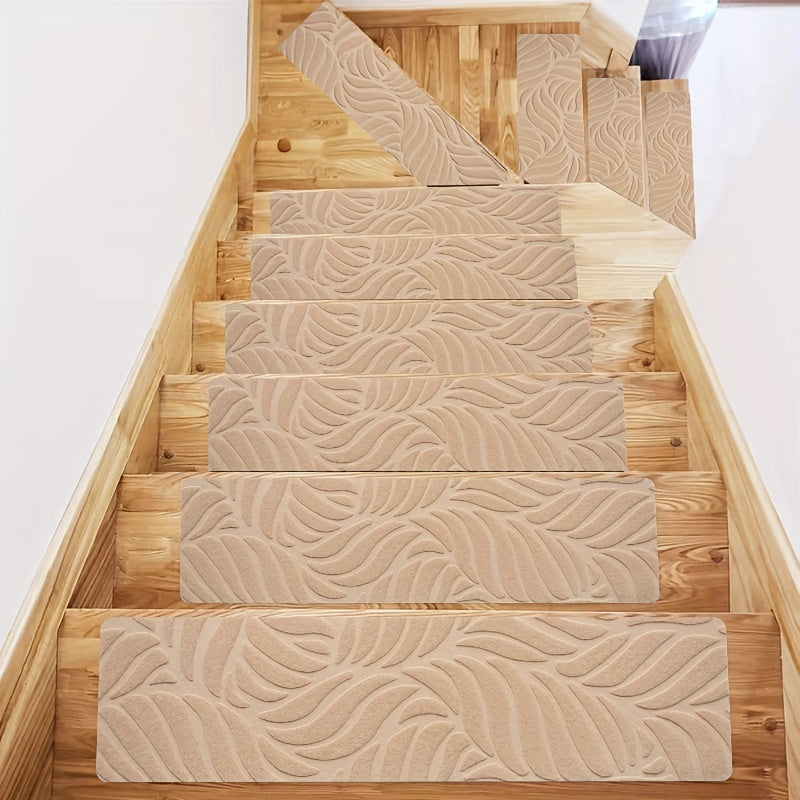 Non-Slip Self-Adhesive Washable Stair Treads 76.2cm x 20.32cm for Home Office Safety