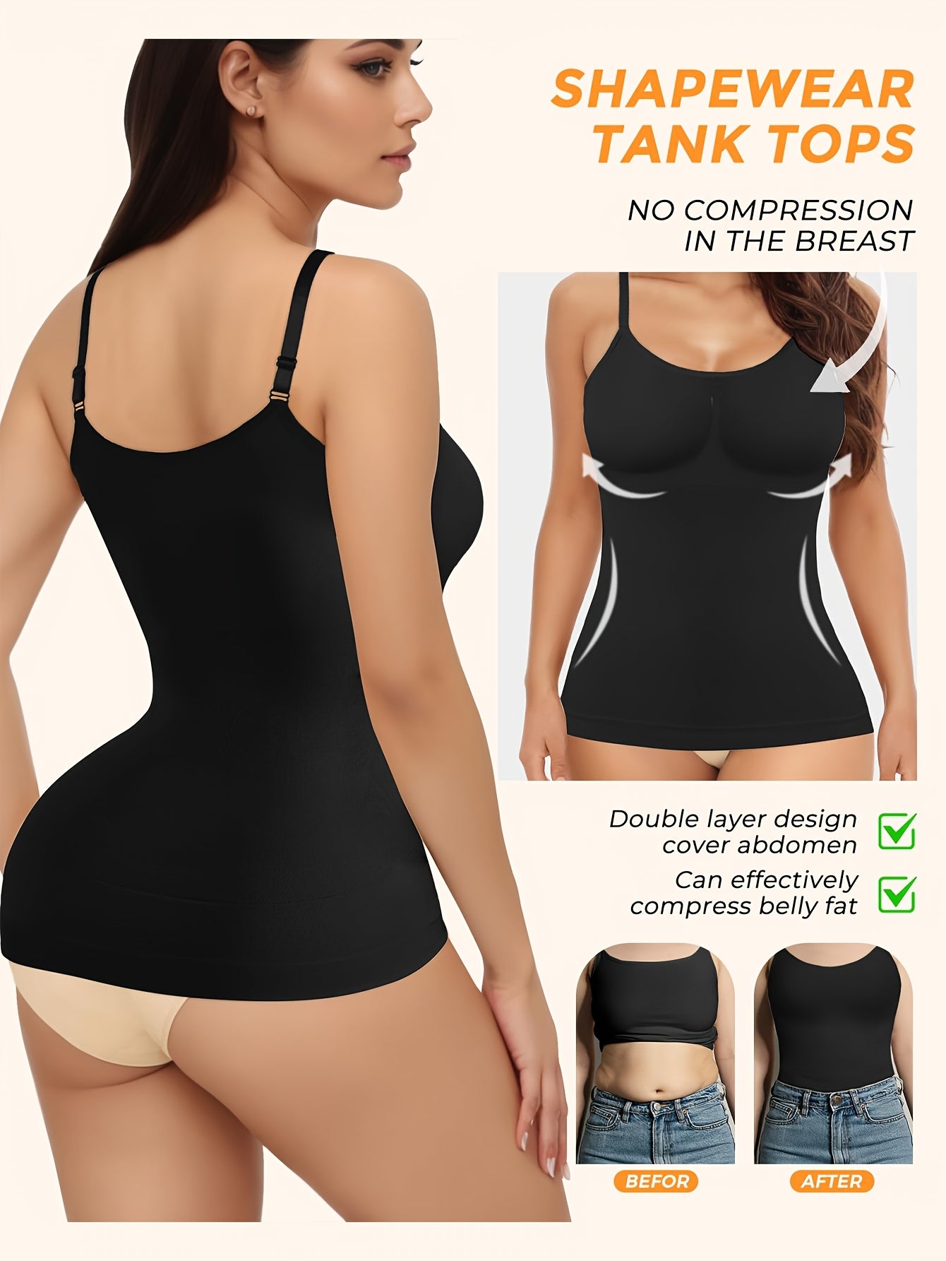 Plus-Size Women's Sportswear Tummy Control Butt-Lifting Shapewear