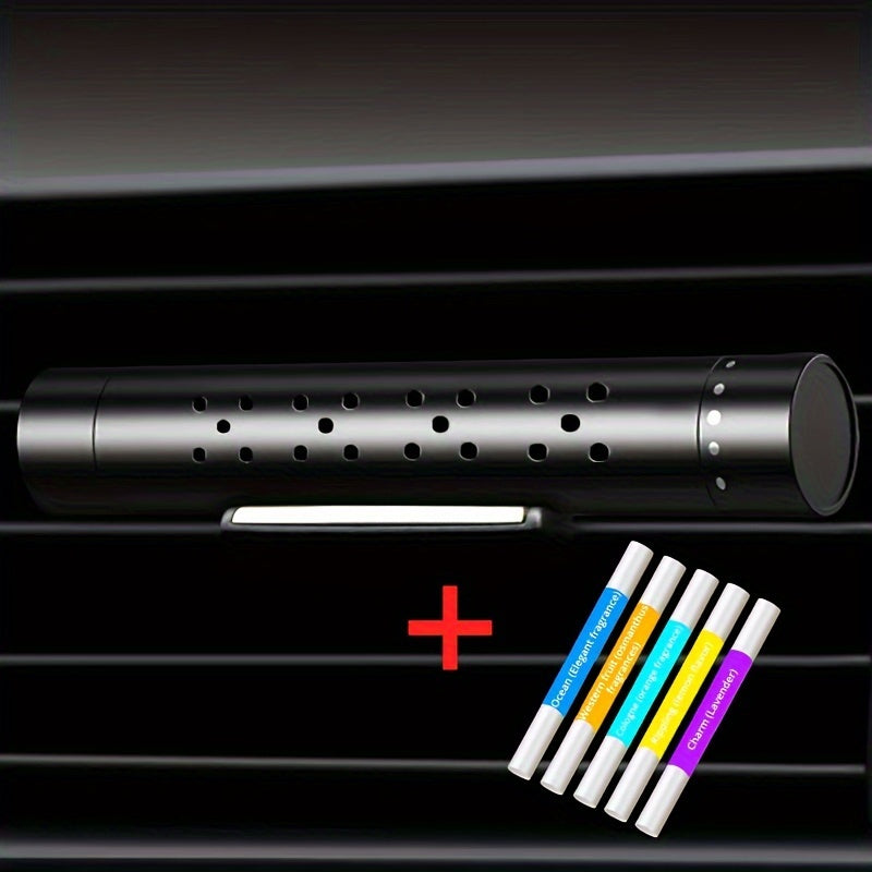 6pcs Adjustable Metal Car Vent Clips Durable Aluminum Alloy Air Freshener