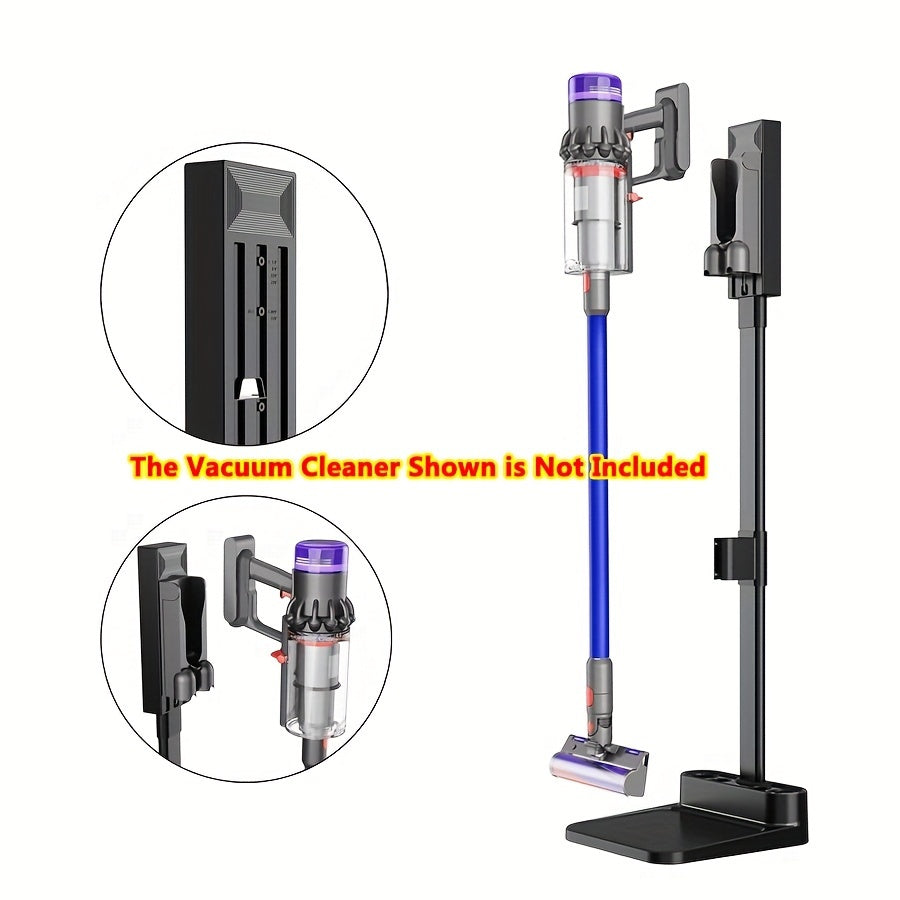 Bir parcha, Dyson qo'l bilan ishlatiladigan simsiz vakuum tozalagichlar uchun erkin turuvchi metall saqlash qutisi (V6, V7, V8, V10, V11, V12, V15, SV18, SV21) - Dyson vakuumlari uchun barqaror tur.