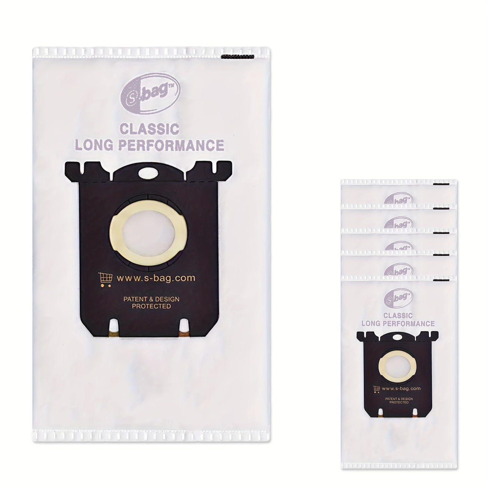 2-12 dona mustahkam plastik Electrolux Classic vakuum sumkalari S sumkalarni almashtirish uchun