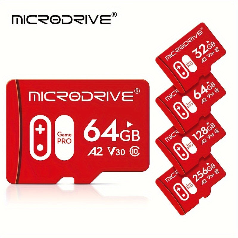 Micro SD Card 32GB 64GB 128GB 256GB U3 Class 10 with Adapter