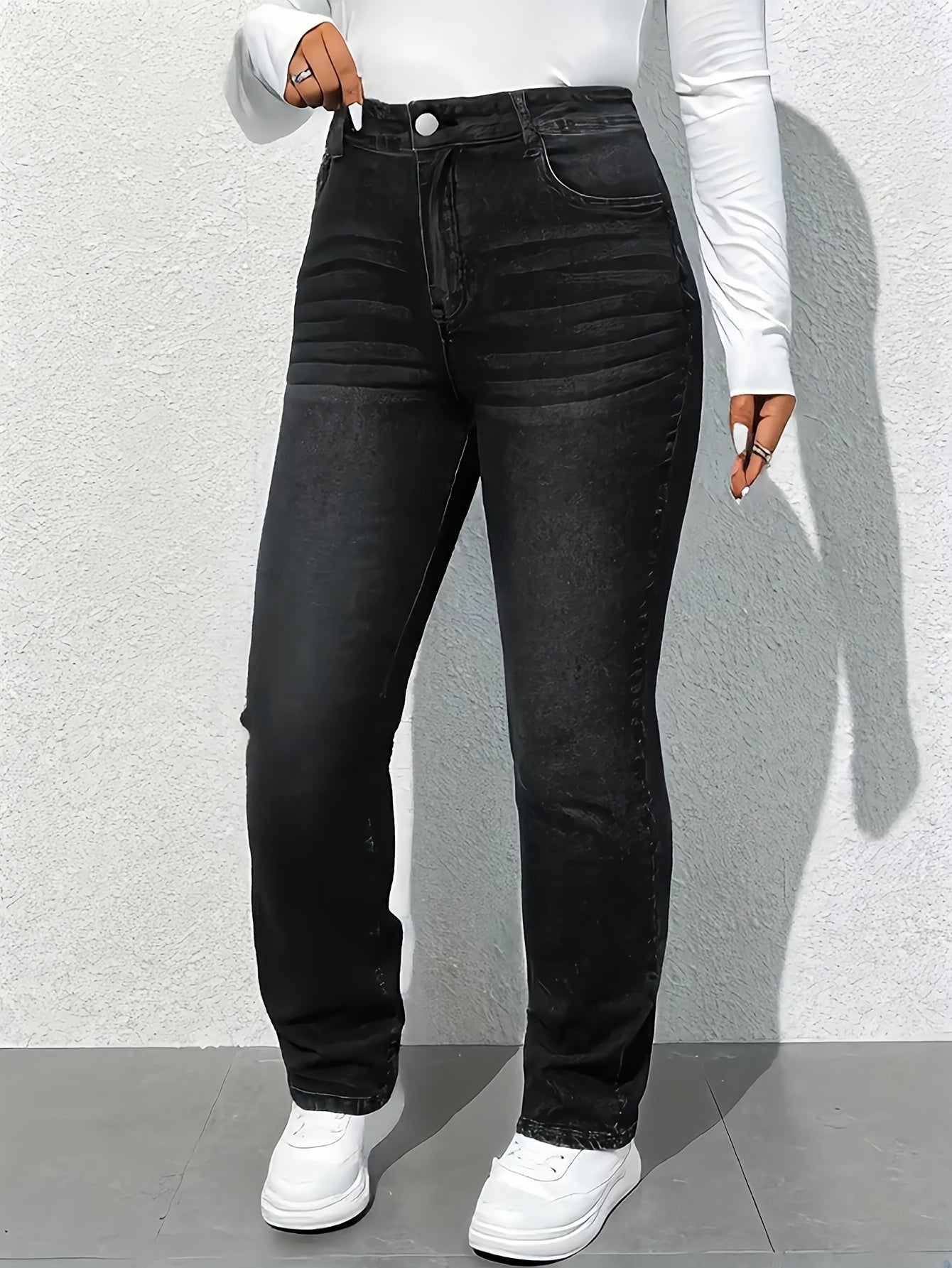 Ayollar uchun ko‘p funksiyali moda mos keladigan shimlar, qora, M o‘lcham