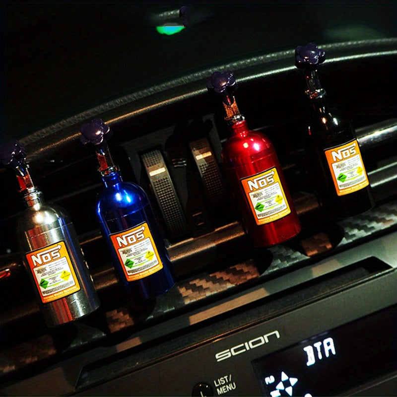 Car Air Freshener with Nitrogen Bottle for Vehicle Vent Aromatic Scent