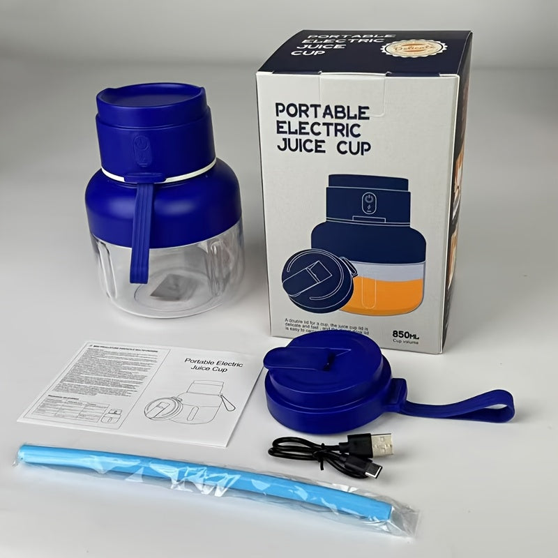 Portable Juicer Cup with 12-Blade System USB Rechargeable Compact and Versatile