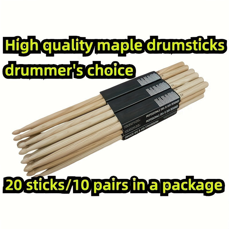 Maple Drumsticks 5A 7A 16in 15.5in Practice Jazz DIY Professional
