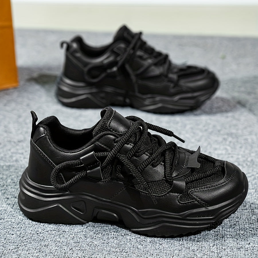 Women's Lightweight Mesh Running Sneakers with Thick Soles