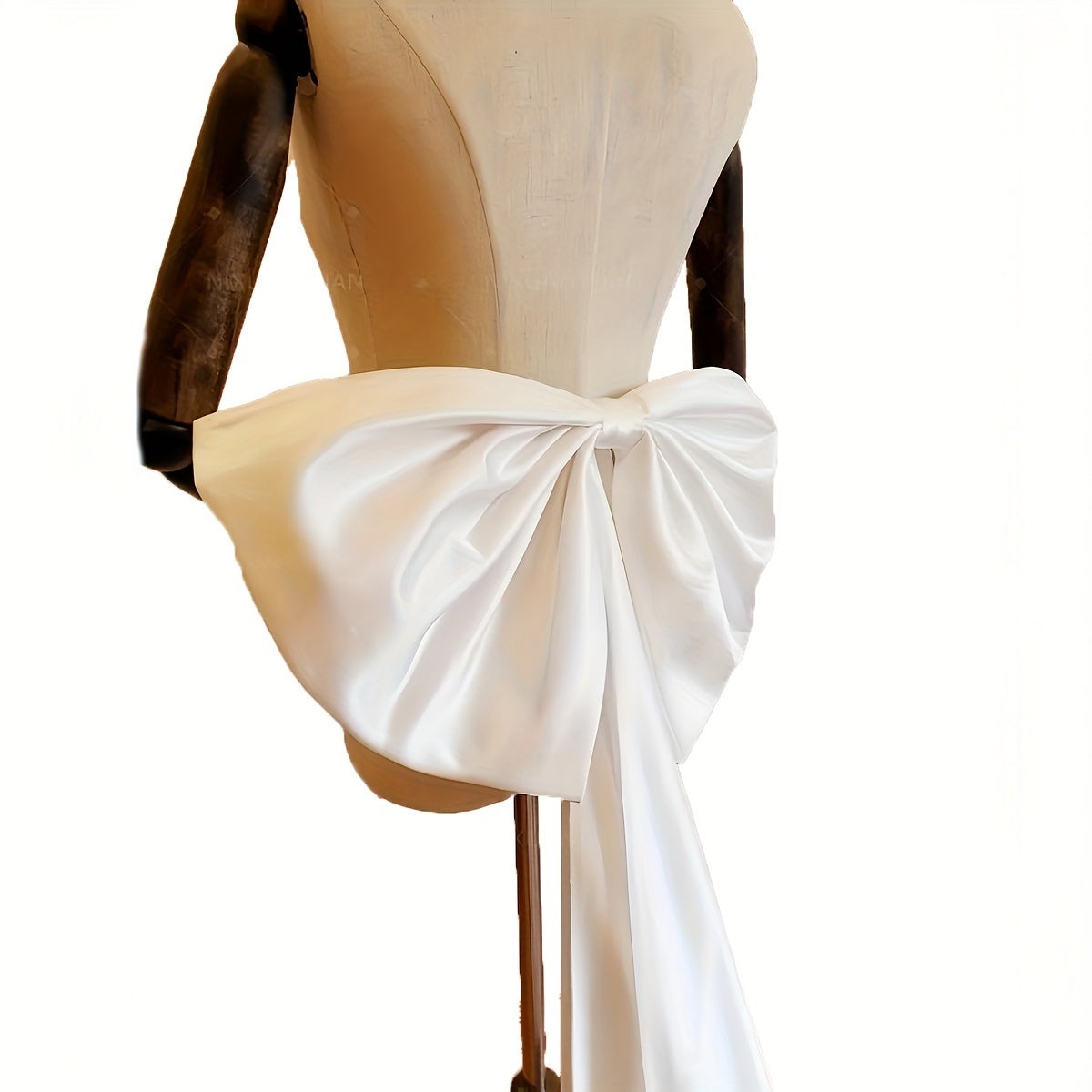 Satin Bow for Wedding and Prom Dresses 49.78cm x 149.86cm Bridal Accessory