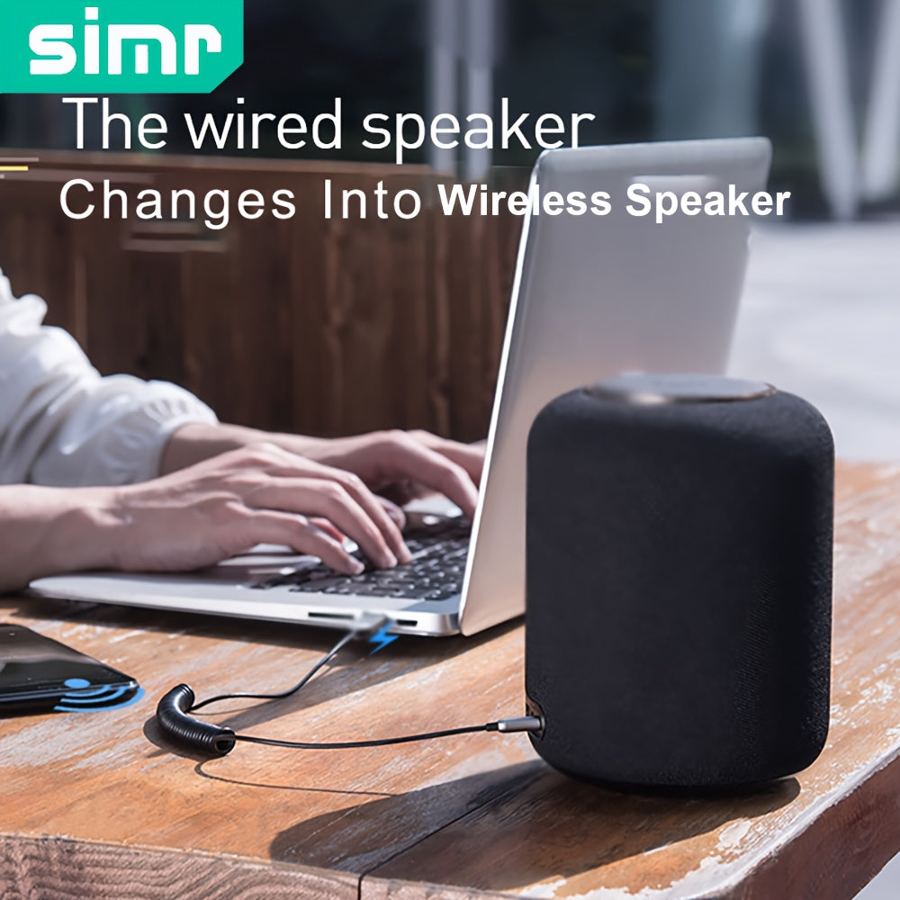 Wireless Car Aux Receiver Adapter 3.5mm Audio USB Handsfree Calls