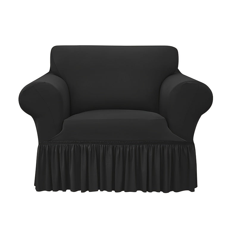 Waterproof Sofa Slipcover with Skirt All Seasons Furniture Protection for Home Office