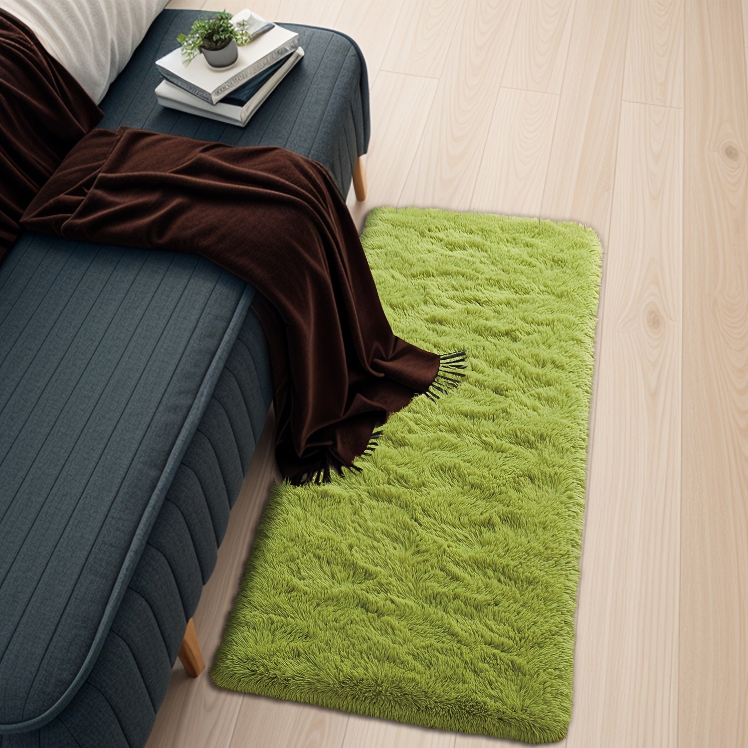 Yumshoq gradient rangli shaggy maydon, polyester maydon yashash xonasi, yotoqxona, divan, yotoq yonida, bay window uchun, mashinada yuvish mumkin, turli o'lchamlarda mavjud
