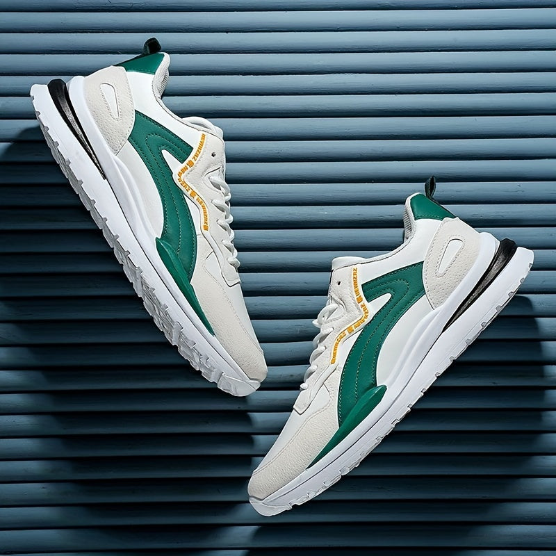 Мужские кроссовки для катания на скейтборде, повседневные нескользящие кроссовки из искусственной кожи для активного отдыха