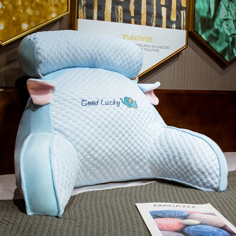 Cojín de maternidad con soporte ajustable para la cintura, almohada grande para respaldo para lectura y relajación