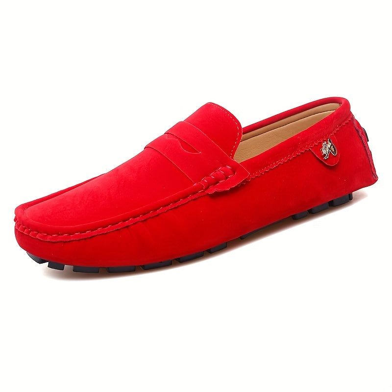 Women's Slip-On Loafers in Bright Colors with Anti-Slip Rubber Sole