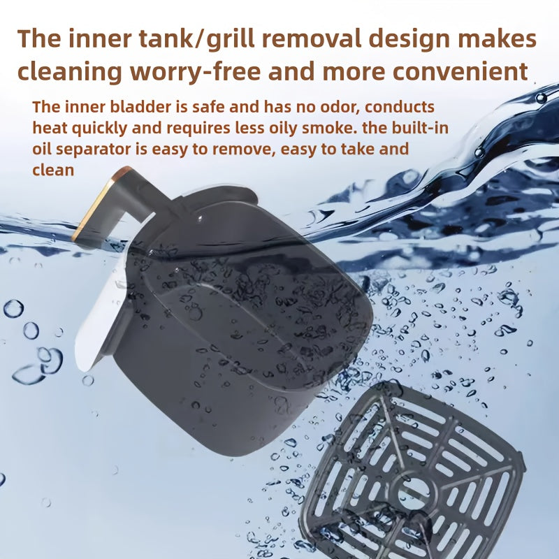 4L аэрогриль духовка 700Вт с сенсорным дисплеем 360° нагревание без масла