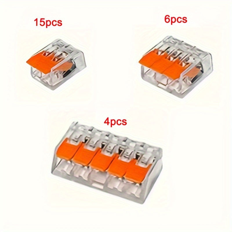 25/26/30pcs Cable Wire Connector Kit Mini Quick Splicing Multi-Strand Soft Wire