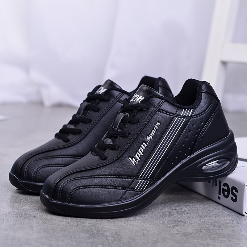 Women’s Breathable Air Cushion Sneakers with Non-Slip Thick Sole