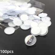 Small Plastic Ceiling Hooks 2cm Self-Adhesive for Hanging Decorations Pack of 20 50 100