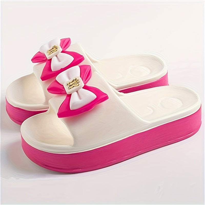 Women's EVA Slide Sandals Open-Toe Cushioned Casual Indoor Slippers