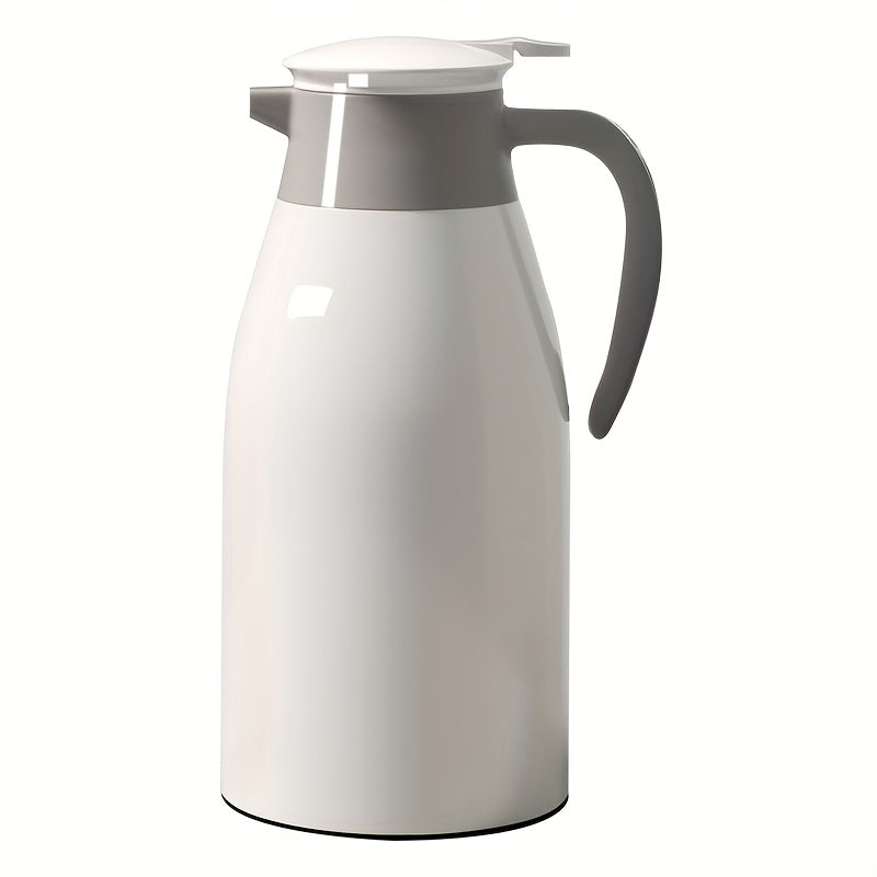 2000ml Insulated Thermos Flask Double Wall Glass Liner for Coffee Tea Home Office