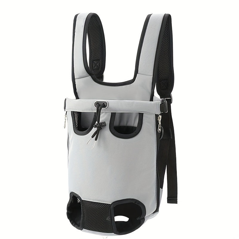 Adjustable Breathable Pet Backpack for Dogs and Cats with Safety Buckle