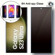 9H Anti-Spy Tempered Glass Screen Protector for S24 S23 Full Coverage Privacy Scratch Resistant