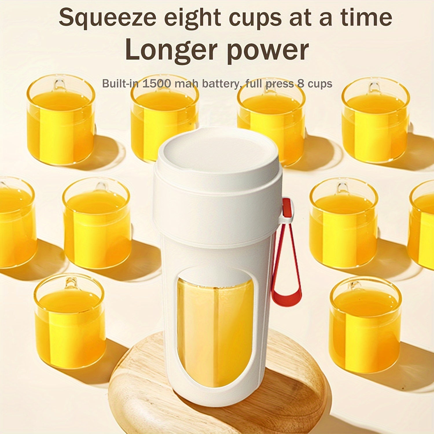 Compact USB Rechargeable Electric Juicer for Smoothies Travel Blender Cup