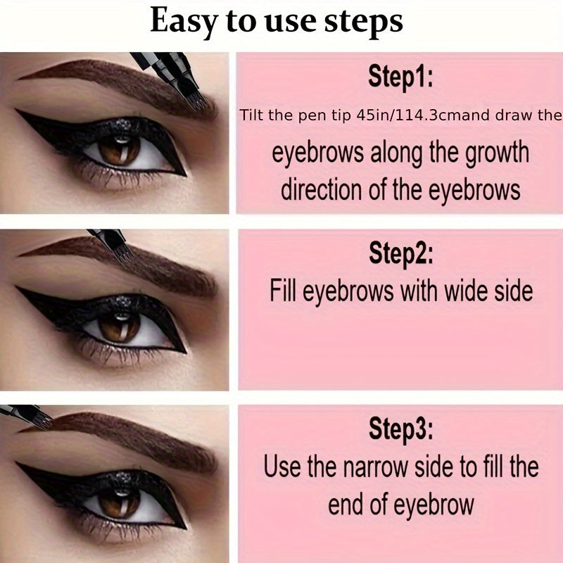 Eyebrow Pencil Long-Wearing Waterproof Smudge-Proof for All Skin Types
