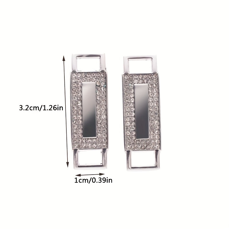 Women's Lace Buckles Inlaid With Zirconia Luxury Alloy Shoe Accessories