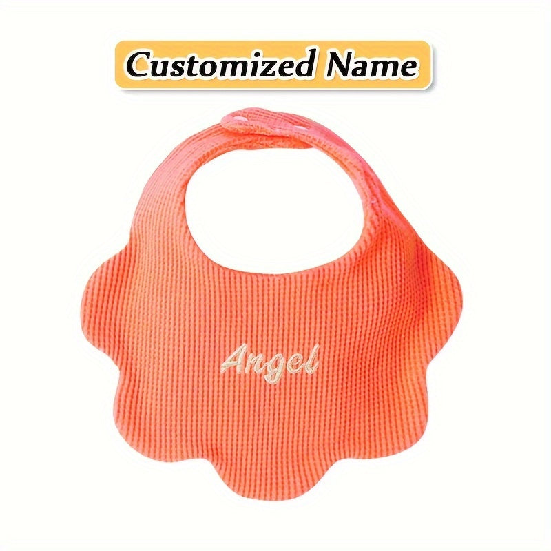 3 Pack Baby Bibs Cotton Soft Breathable Adjustable Snaps Gift