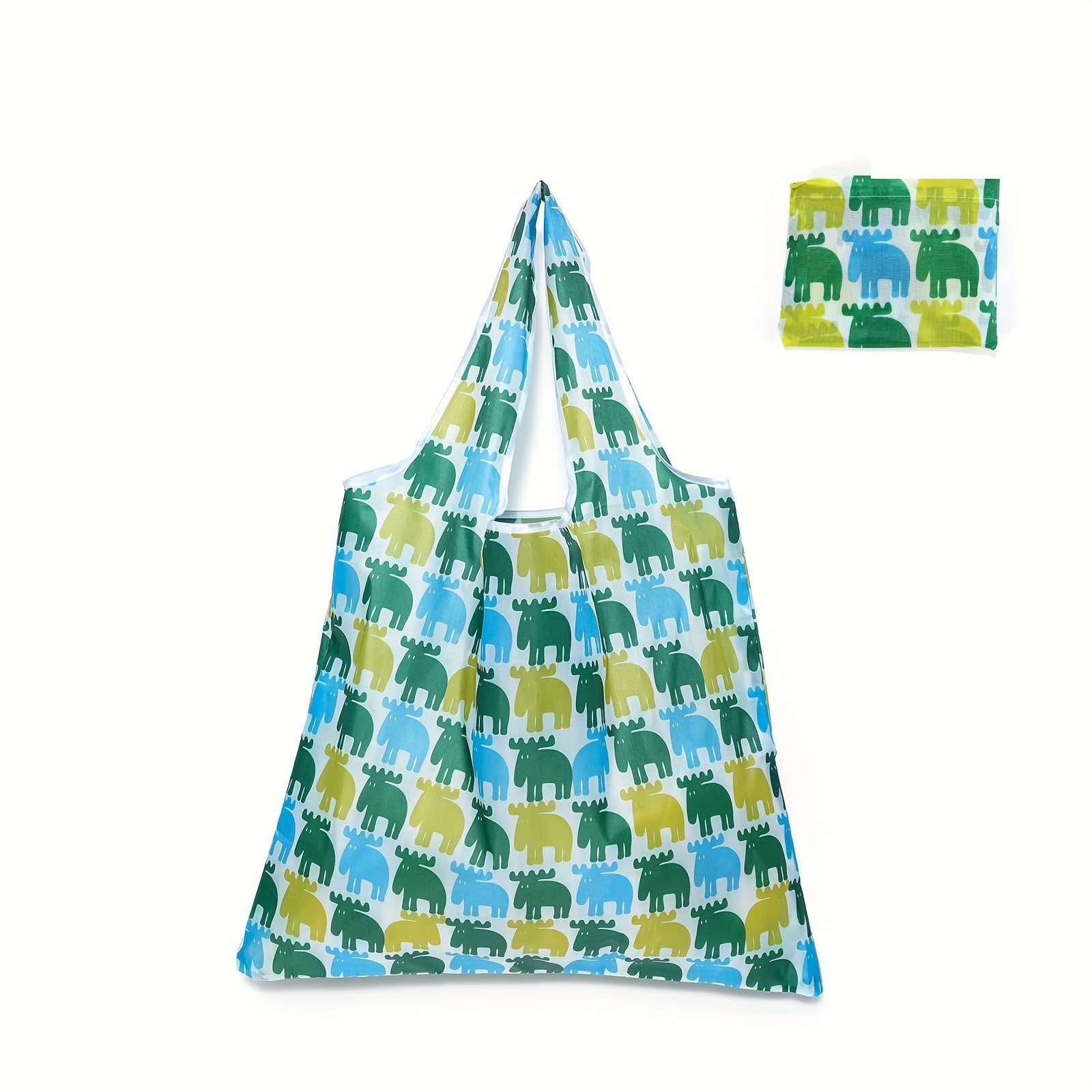 Large Capacity Reusable Oxford Cloth Shopping Bag with Portable Hand-held Storage