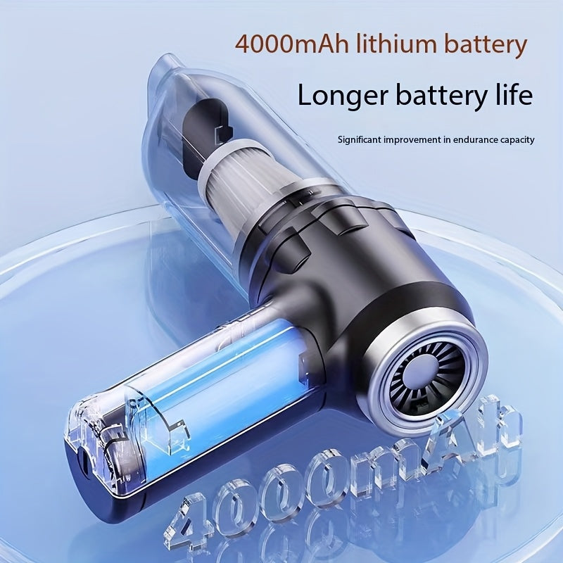 Wireless Handheld Vacuum Cleaner with HEPA Filter and Adjustable Settings