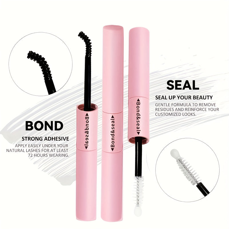 Women Waterproof Lash Bond and Seal Glue 2-in-1 Black Lash Extension