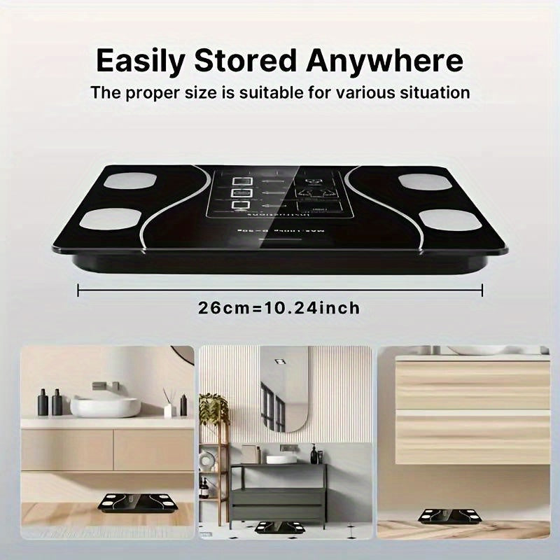 Цифровые напольные весы для ванной комнаты, емкость 183,7 кг, ЖК-дисплей, питание от батареи, для домашнего использования, диета